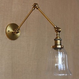 מדינה אמריקאית מילאנו נורדי ציפוי ברונזה זכוכית כפולה זרוע ארוכה זרוע של המרפסת קישוט קיר