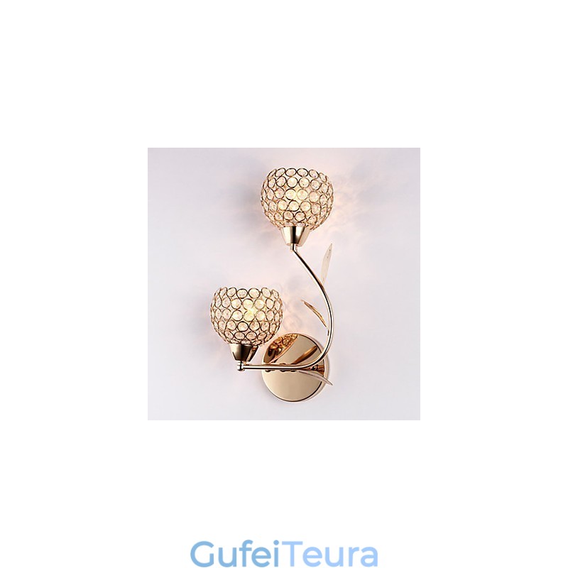 פמוטי קיר קריאת אורות קיר קריסטל מיני סגנון מודרני עכשווי מתכת