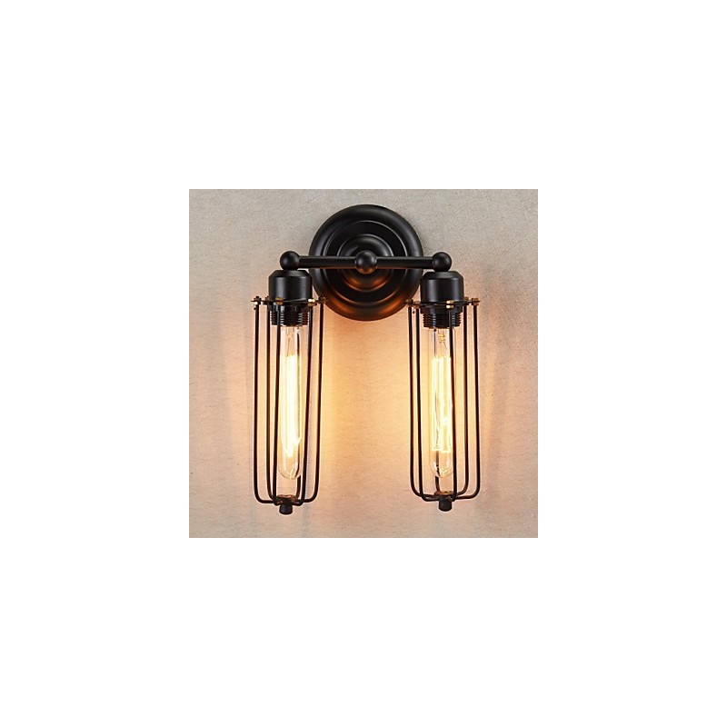 פמוטי קיר כפרי לודג' מתכת