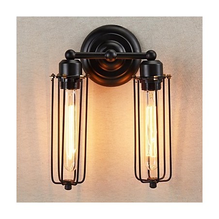 פמוטי קיר כפרי לודג' מתכת