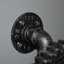 Creative Iron Bar מסעדה בר מעבר מנורת קיר מנורת קיר לופט ציוד תעשייתי אישיות לעשות את צינורות המים הישנים