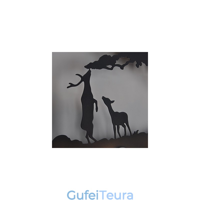 4 אורות אמריקן וילג' פסטורלי LOFT בסגנון חדר שינה מעבר ברזל מנורות קיר רטרו