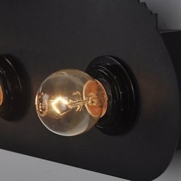 4 אורות אמריקן וילג' פסטורלי LOFT בסגנון חדר שינה מעבר ברזל מנורות קיר רטרו