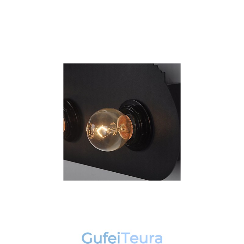 4 אורות אמריקן וילג' פסטורלי LOFT בסגנון חדר שינה מעבר ברזל מנורות קיר רטרו