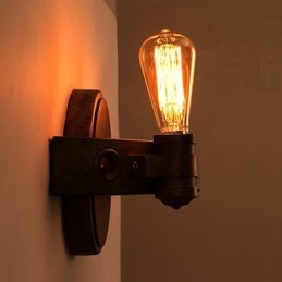 אמריקאי קריאייטיב שחזור דרכים עתיקות יצוק ברזל מלא ירח מצ'טות מנורות קיר