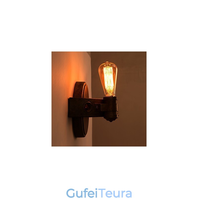 אמריקאי קריאייטיב שחזור דרכים עתיקות יצוק ברזל מלא ירח מצ'טות מנורות קיר