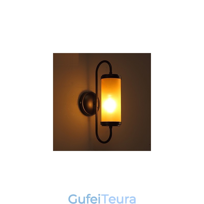 מדינה אמריקאית חוזה ועכשווית משחזרת דרכים עתיקות פמוט מנורות קיר