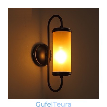 מדינה אמריקאית חוזה ועכשווית משחזרת דרכים עתיקות פמוט מנורות קיר