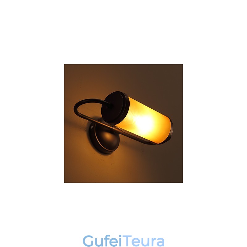 מדינה אמריקאית חוזה ועכשווית משחזרת דרכים עתיקות פמוט מנורות קיר