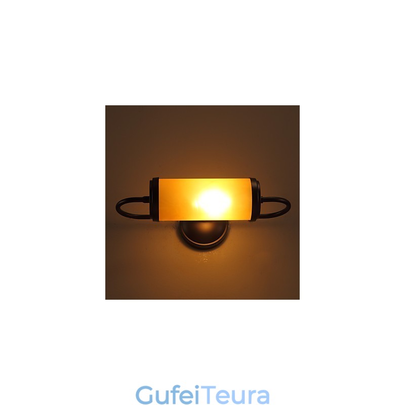 מדינה אמריקאית חוזה ועכשווית משחזרת דרכים עתיקות פמוט מנורות קיר