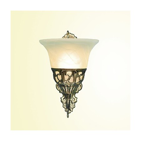 מנורות קיר אירופאיות ציפוי חומר מתכת תאורה ברונזה עם ליד המיטה סלון מראה קדמית מרפסת מנורת