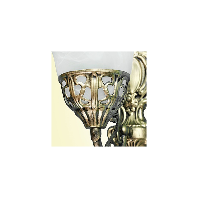 מנורות קיר אירופאיות ציפוי חומר מתכת תאורה ברונזה עם ליד המיטה סלון מראה קדמית מרפסת מנורת