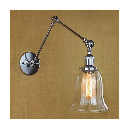 פמוטים קיר תאורת אמבטיה חיצונית קיר אורות קיר קריאה אורות קיר מודרני עכשווי זכוכית