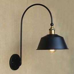 אמריקאי מדינה LOFT מכונות תעשייתיות אור רוח רטרו וילה נוסטלגי חדר אוכל ברזל מנורת קיר דקורטיבית