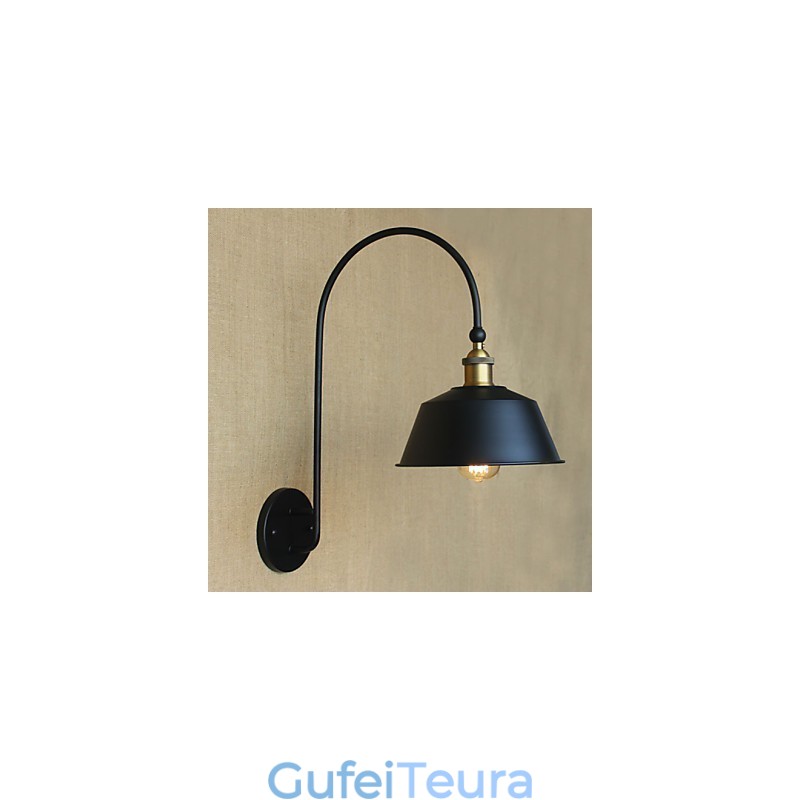 אמריקאי מדינה LOFT מכונות תעשייתיות אור רוח רטרו וילה נוסטלגי חדר אוכל ברזל מנורת קיר דקורטיבית