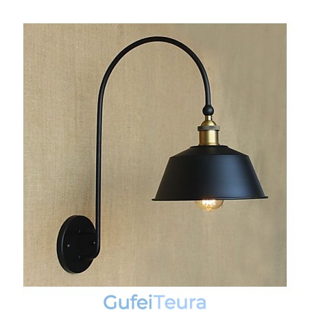 אמריקאי מדינה LOFT מכונות תעשייתיות אור רוח רטרו וילה נוסטלגי חדר אוכל ברזל מנורת קיר דקורטיבית