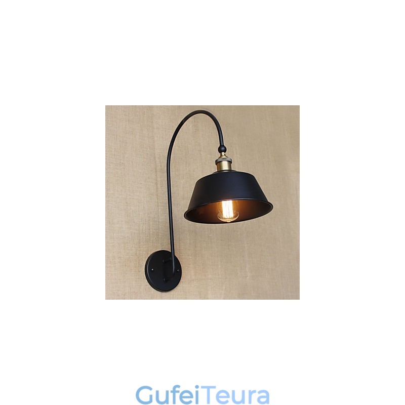 אמריקאי מדינה LOFT מכונות תעשייתיות אור רוח רטרו וילה נוסטלגי חדר אוכל ברזל מנורת קיר דקורטיבית