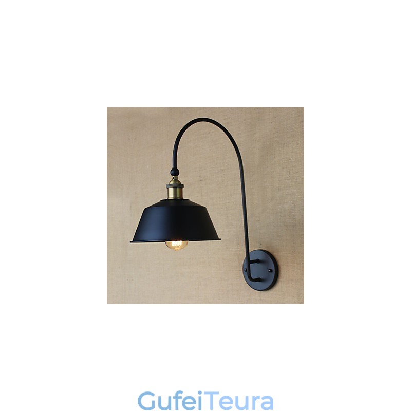 אמריקאי מדינה LOFT מכונות תעשייתיות אור רוח רטרו וילה נוסטלגי חדר אוכל ברזל מנורת קיר דקורטיבית