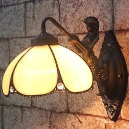 אורות מנורת קיר מברזל יצוק כפרית בחוזה אירופאי