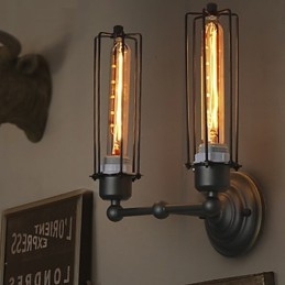 לופט אמריקאי קאנטרי רטרו ברזל מנורת קיר אומנות תעשיית אורות