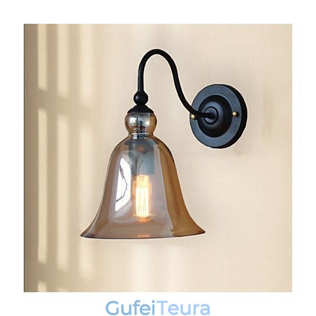 Loft Vintage תעשייתי מקס כפרי פמוטי קיר E27 Loft Vintage תעשייתי מקס כפרי פמוטי קיר E27