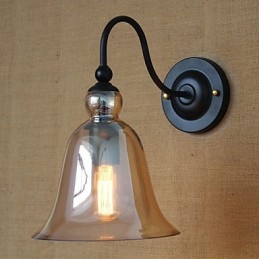Loft Vintage תעשייתי מקס כפרי פמוטי קיר E27