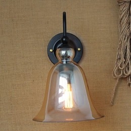 Loft Vintage תעשייתי מקס כפרי פמוטי קיר E27