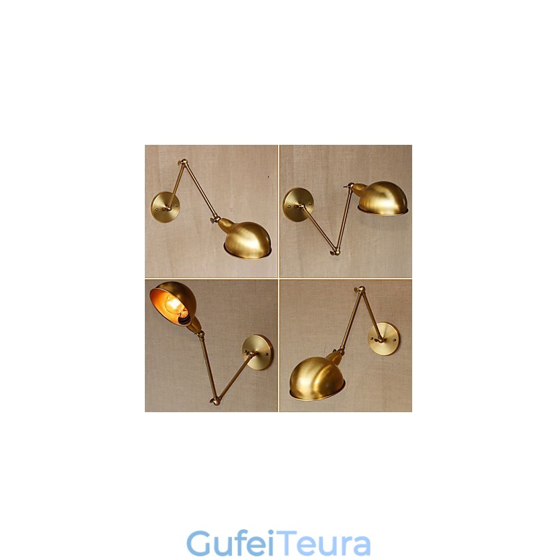 הזרוע הארוכה של סגנון תעשייתי אמריקאי פמוט קיר דקורטיבי כפול ברמה גבוהה