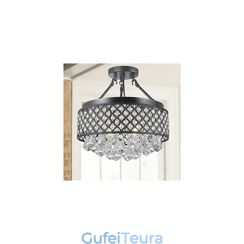 ציור קריסטל קלאסי מסורתי מתכת פלאש הר