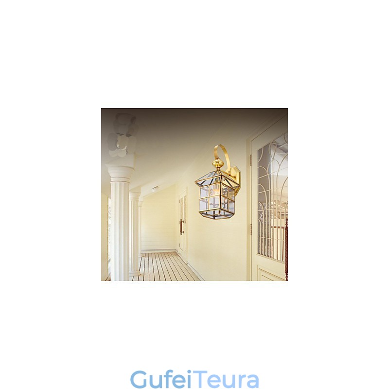 מנורת חוץ מנורת גן מנורת חוץ מנורת נחושת מלאה ב