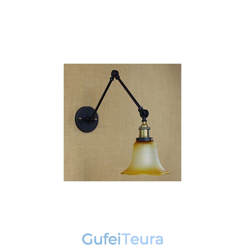 פמוטים קיר תאורת אמבטיה חיצונית קיר אורות קיר קריאה אורות קיר כפרי לודג' מתכת