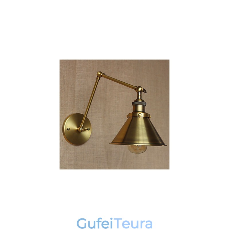 כפרי אמריקאי רטרו ברונזה מחסן מסעדה בית קפה פמוט קיר דקורטיבי