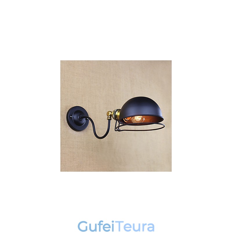 פמוטי קיר אורות נדנדה קריאה אורות קיר מיני סטייל כפרי לודג' מתכת