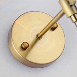 מנורות קיר קלאסיות לחדר שינה פשוט מתכת סלון קיר פמוט בר קפה מסדרון מרפסת מנורת קיר