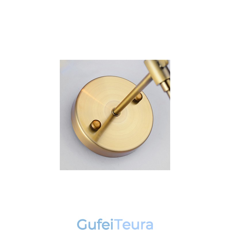 מנורות קיר קלאסיות לחדר שינה פשוט מתכת סלון קיר פמוט בר קפה מסדרון מרפסת מנורת קיר