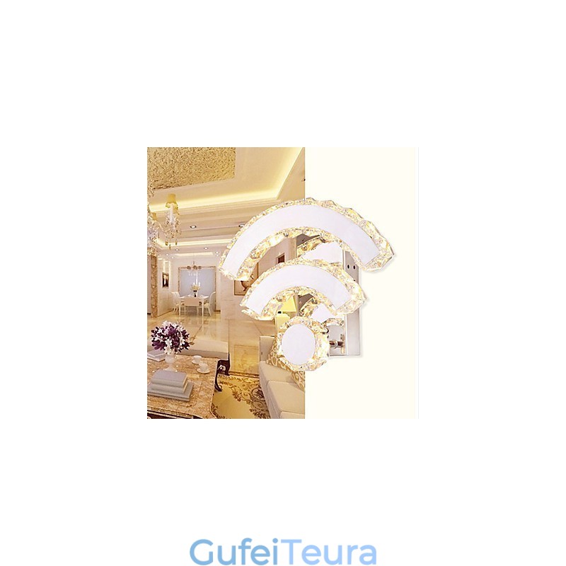 פמוטי קיר קריסטל מיני סטייל מודרני עכשווי קריסטל