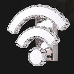 פמוטי קיר קריסטל מיני סטייל מודרני עכשווי קריסטל