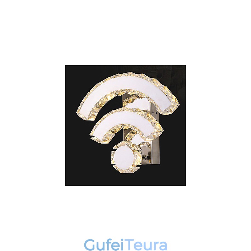 פמוטי קיר קריסטל מיני סטייל מודרני עכשווי קריסטל