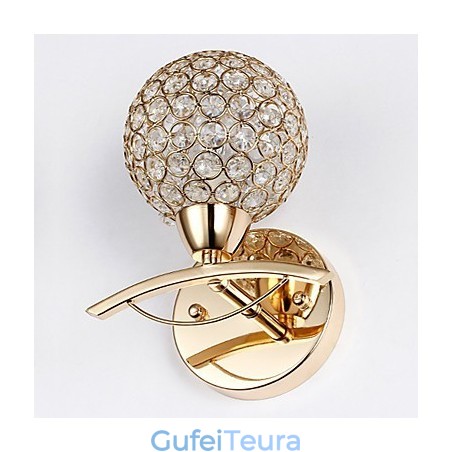 פמוטי קיר קריאת אורות קיר קריסטל מיני סגנון מודרני עכשווי מתכת