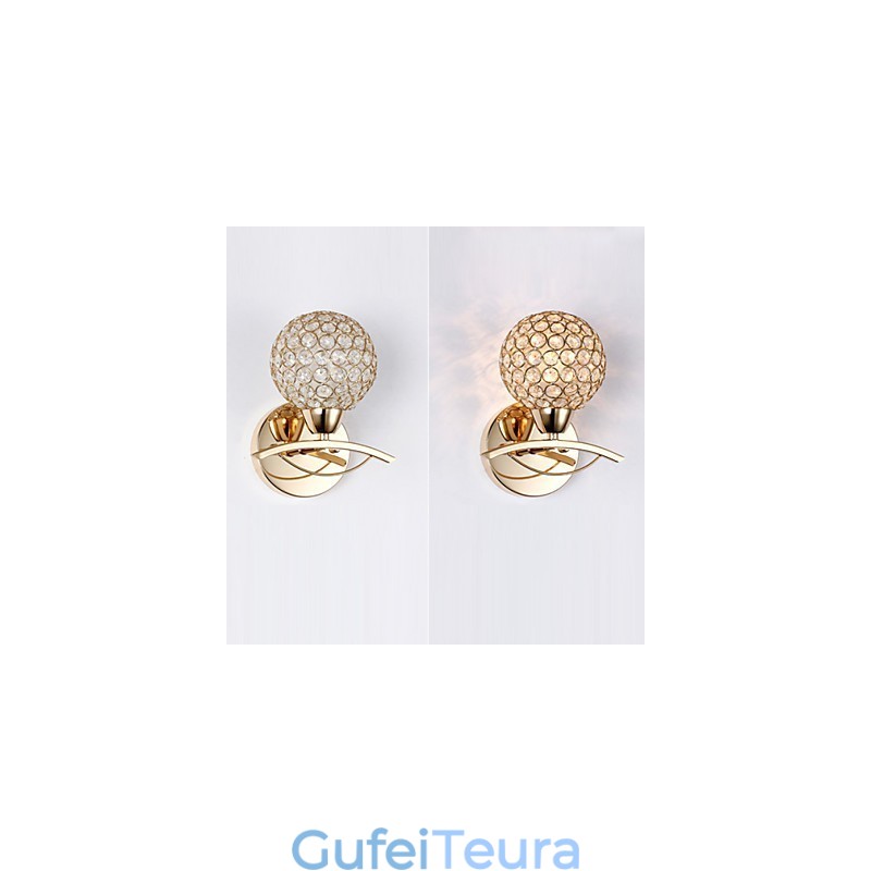 פמוטי קיר קריאת אורות קיר קריסטל מיני סגנון מודרני עכשווי מתכת