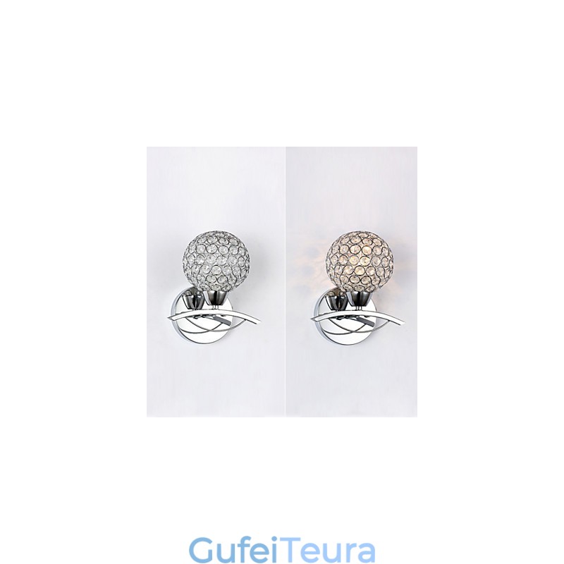 פמוטי קיר קריאת אורות קיר קריסטל מיני סגנון מודרני עכשווי מתכת