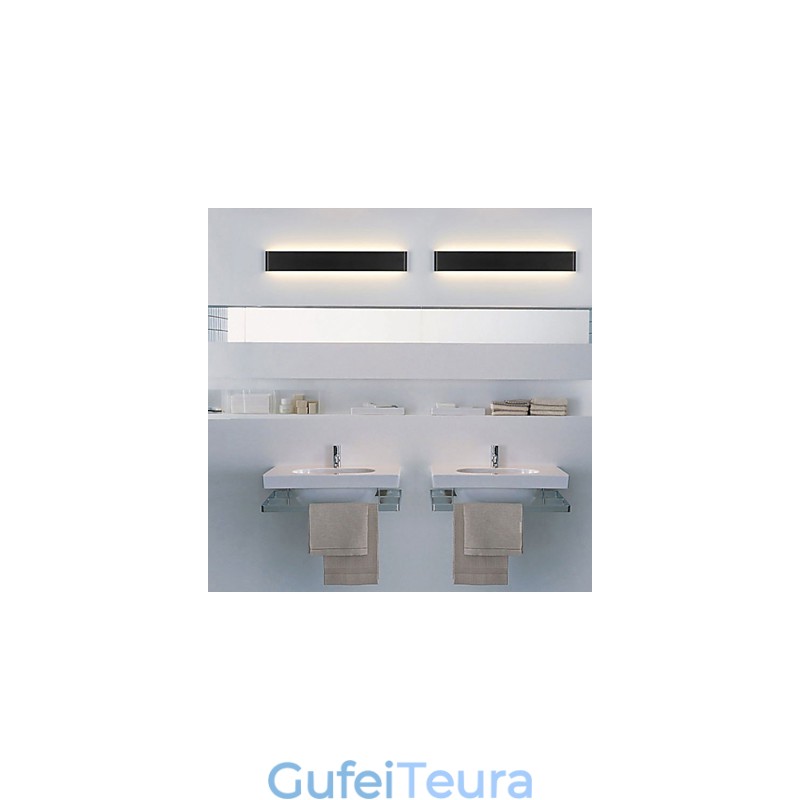 פמוטי קיר תאורת אמבטיה מודרנית עכשווית מתכת