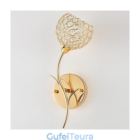 אור קיר קריסטל מודרני מינימליסטי