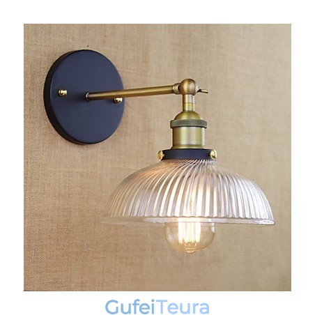 מדינה אמריקאית רטרו אישיות יצירתית פופולרית מנורת קיר דקורטיבית מזכוכית