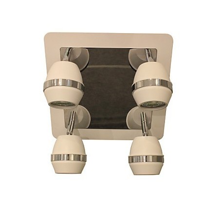 פנסי קיר מודרניים כרום כדוריים מנורות אמבטיה עם 4 נורות