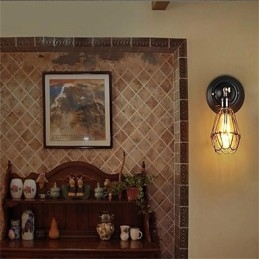 מלא אישיות מראה אלגנטי אמריקאי רטרו קייג' קיר