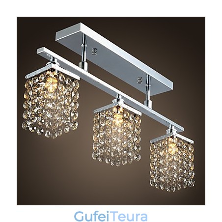 Linear Chandelier Island Light Crystal 3 Lights Linear Chandelier Island Light Crystal 3 Lights