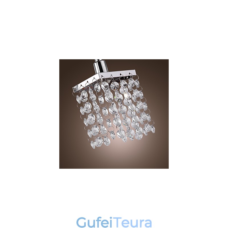 Linear Chandelier Island Light Crystal 3 Lights
