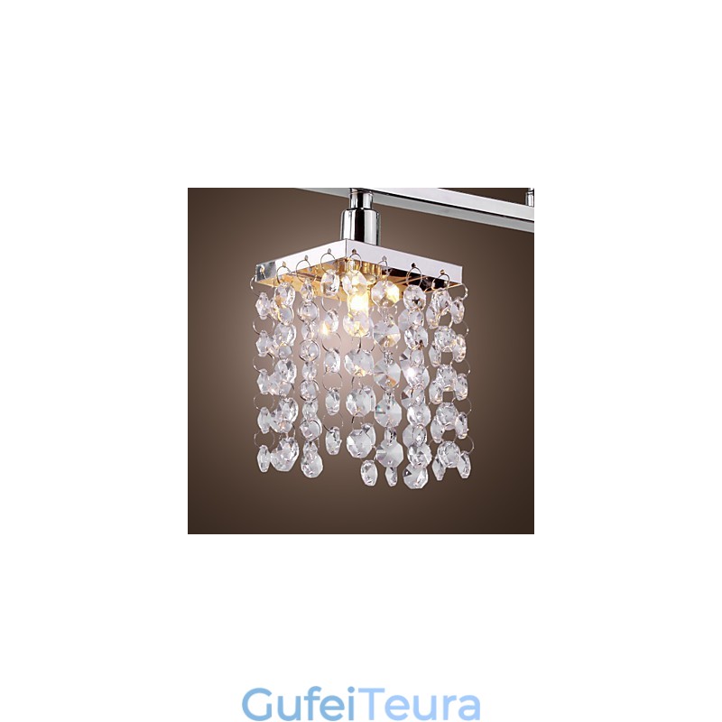 Linear Chandelier Island Light Crystal 3 Lights