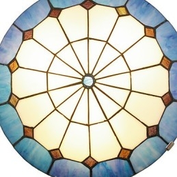 הסגנון הים תיכוני מנורות תקרה חמות מנורת תאורה 40 ס"מ קוטר תאורה